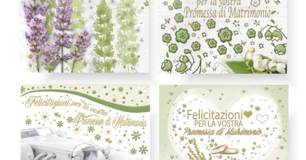Vinciprova Bigliettini Per Bomboniera Matrimonio Promessa – 30 Pezzi, Cartoncino Verde Classico, Personalizzabili Con Nomi E Data, Made In Italy - 3